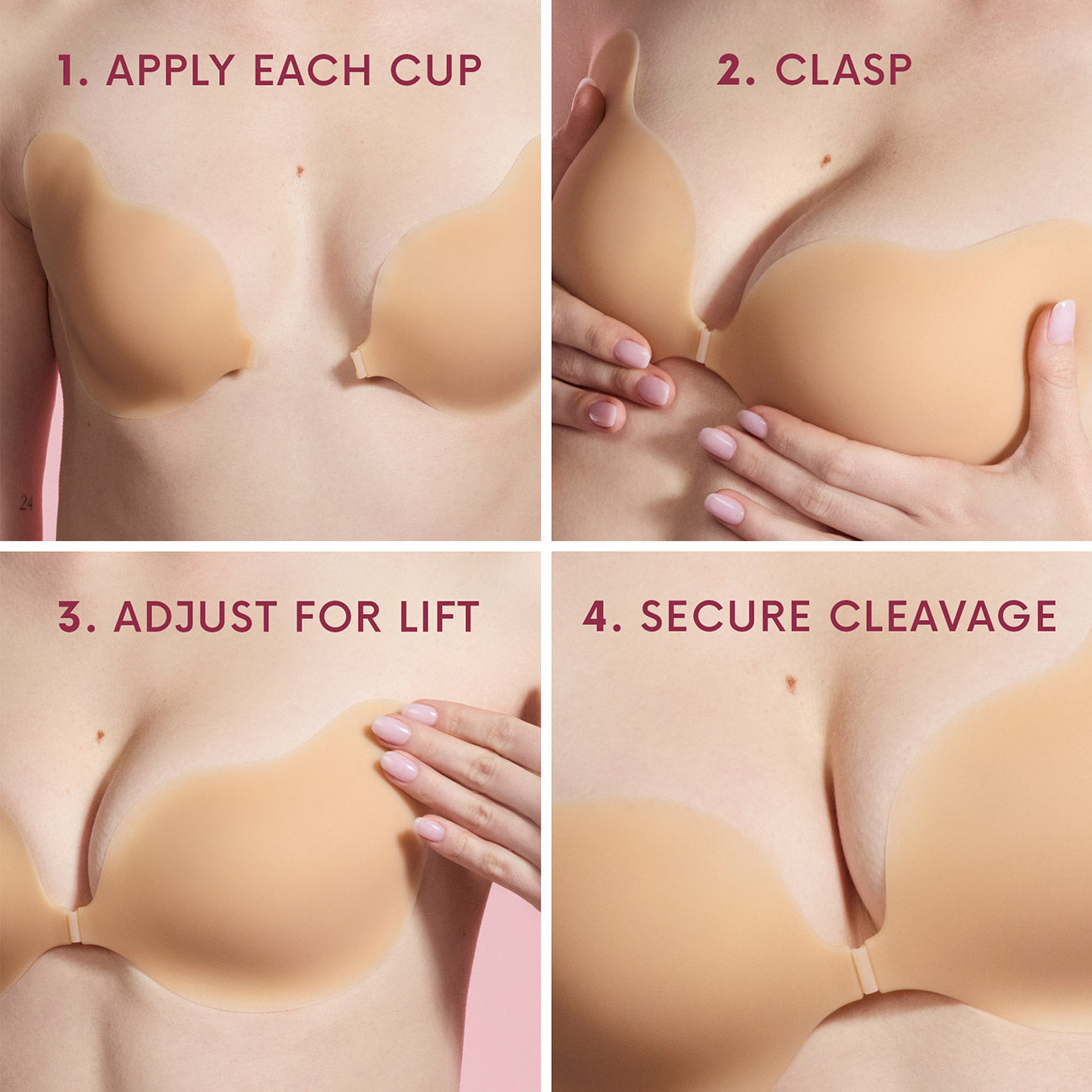 🌸Push-up Mango Cup Breast Stickers