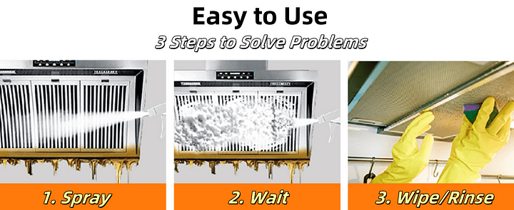 Powerful Kitchen Foam Cleaner-Specialized for Tough Grease