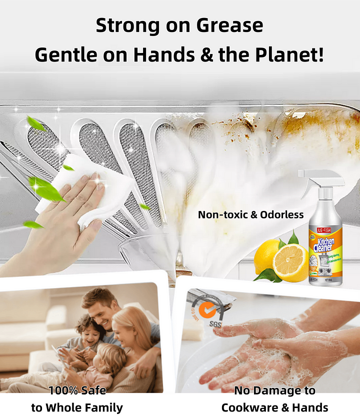 Powerful Kitchen Foam Cleaner-Specialized for Tough Grease