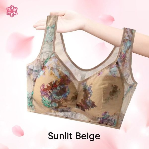 🔥 Super gather bra | Ice Silk Lace Cooling Comfort Bra🔥
