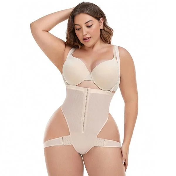 2-In-1 Peach Butt Curvy Tummy Shaper