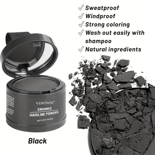 🔥Today FREE SHIPPING 🔥Hairline Powder Instantly Conceals Hair Loss, Root Touch Up Hair Powder