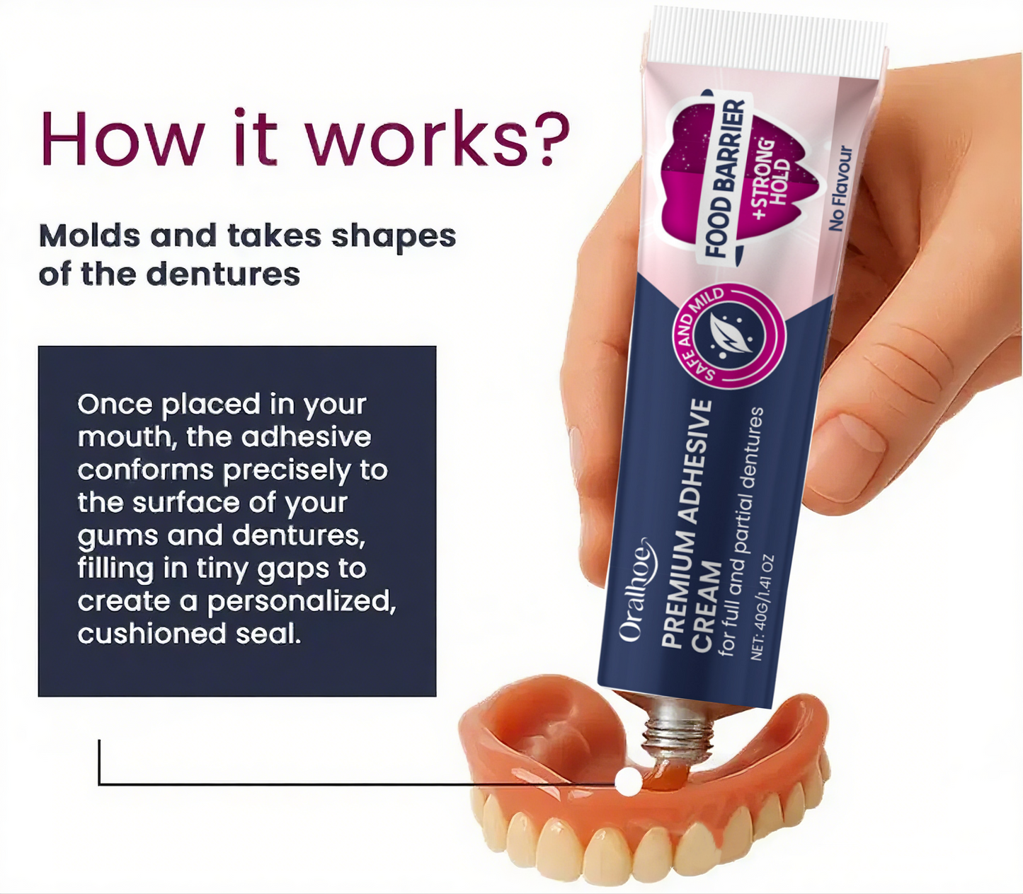 💜Thermoplastic Denture Adhesive
