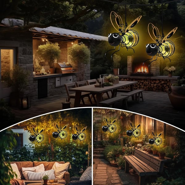 🎁Outdoor Hanging Solar Bee Light🔥