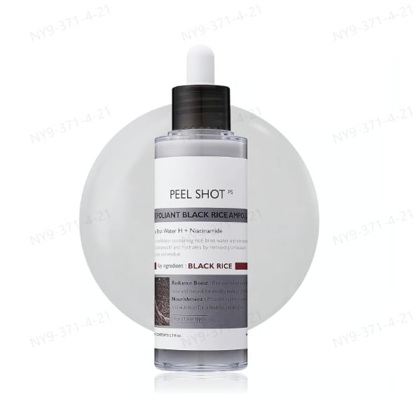 ✨Peel Shot Glow Rice Ampoule Duo - Serums for Brightening, Exfoliating, and Moisturizing🌾