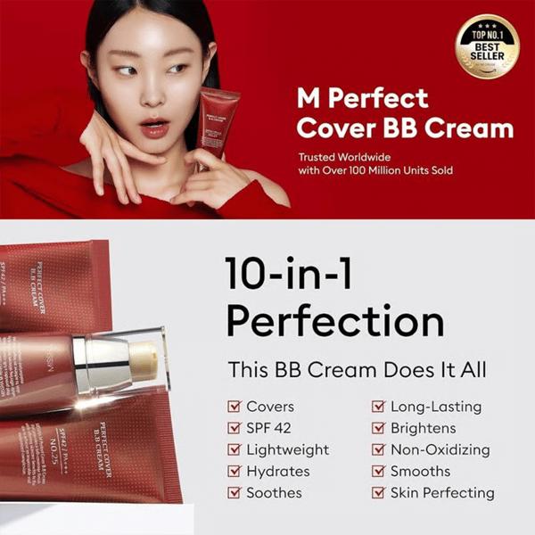 M Perfect Cover BB Cream SPF 42 PA+++(50ml)
