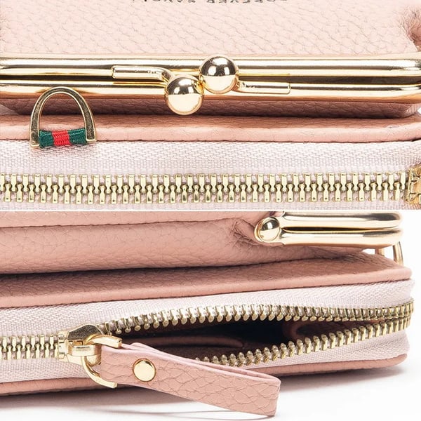 Women Sling Cross-Body Wallet with Mobile Cell Phone Holder