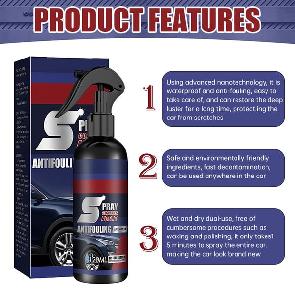 💖Father's Day - Multifunctional Car Restore Spray