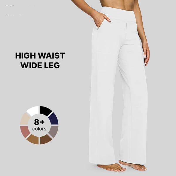 Summer Deal!Loose High-Waist Business Casual Pants Yoga Pants