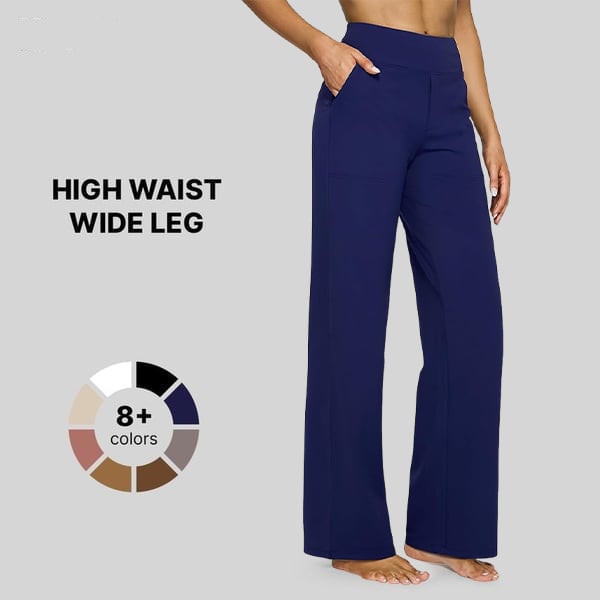 Summer Deal!Loose High-Waist Business Casual Pants Yoga Pants