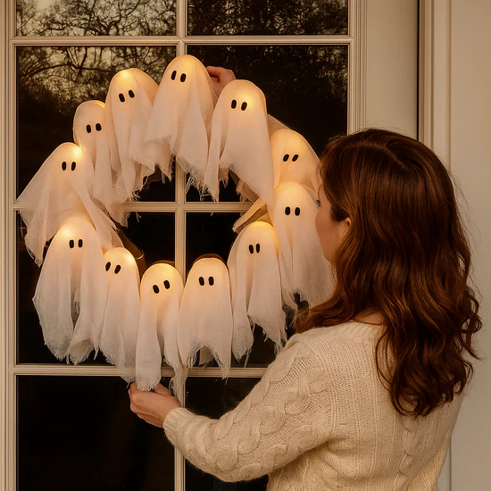 🎁Spooky Halloween Glow Wreath🎁