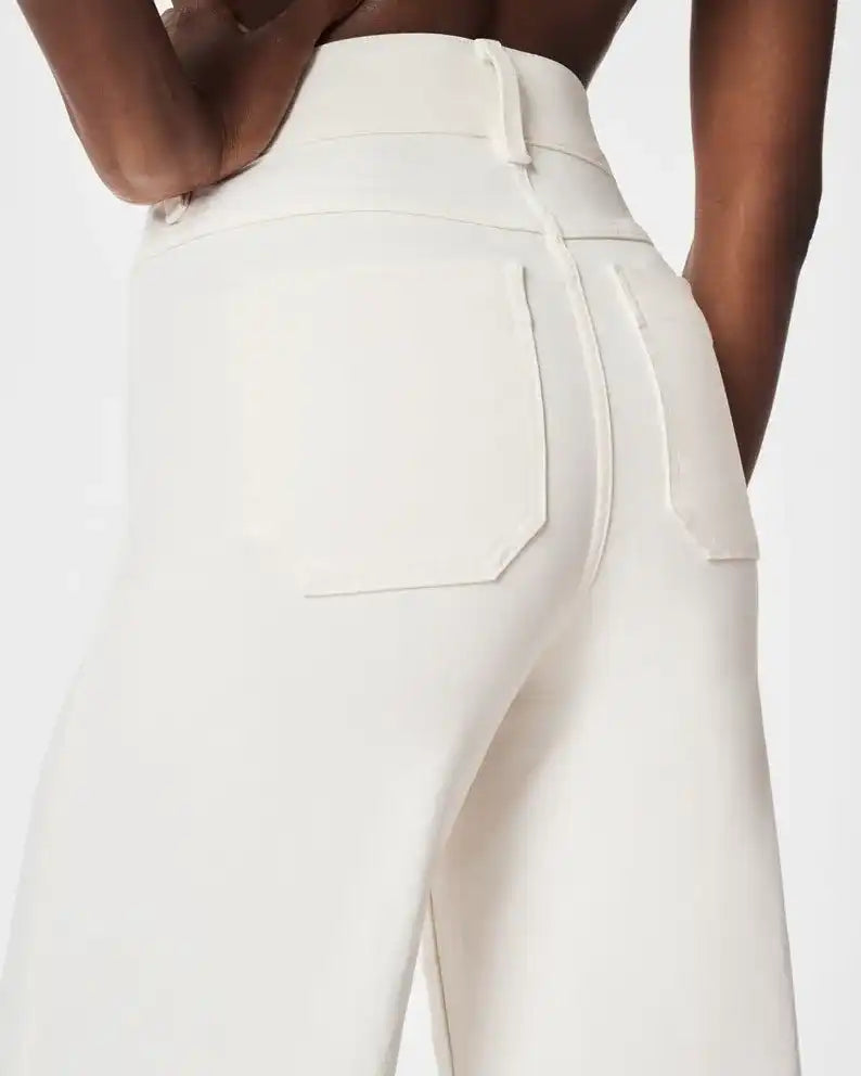 Tummy Control Cropped Wide-Leg Jeans 2025 Best Selling Jeans