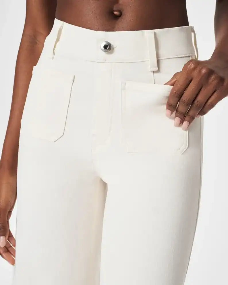 Tummy Control Cropped Wide-Leg Jeans 2025 Best Selling Jeans