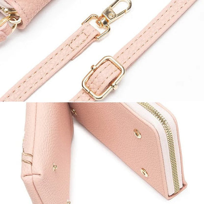 Women Sling Cross-Body Wallet with Mobile Cell Phone Holder
