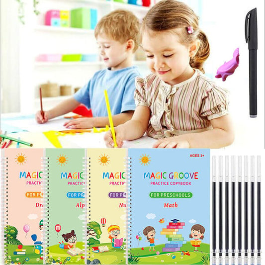 🔥Reusable Copybook With Pen (writing will disappear)