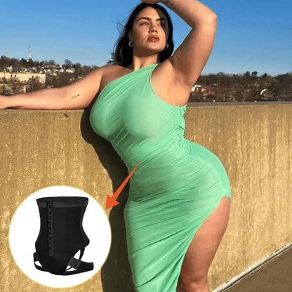 2-In-1 Peach Butt Curvy Tummy Shaper