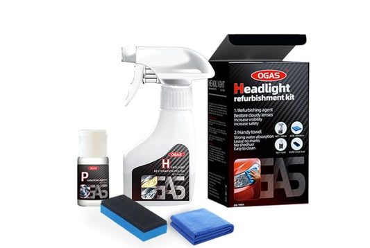 Automotive Headlamp Restoration Fluid Kit