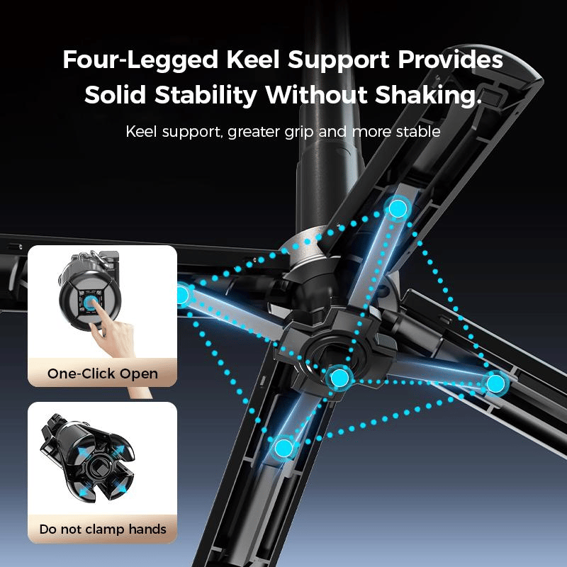 🤩4-in-1 Multifunctional 360° Rotation Magnetic Selfie Stick🔥