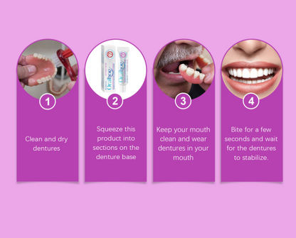 🔥 Denture fixation adhesive🔥