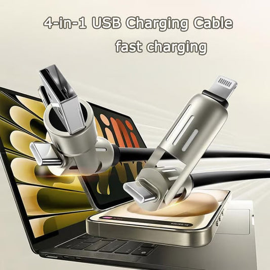 4-in-1 USB Charging Cable fast charging