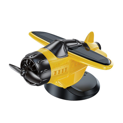 2025 Limited Time Sale Solar powered airplane shaped car ornaments