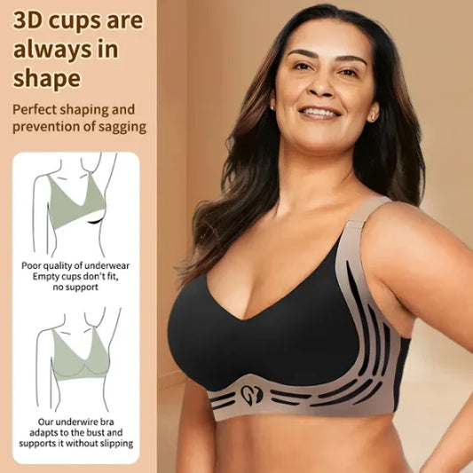 🔥No more sagging breasts!-Super gather bra| Wireless Push-up Bra⏰Promotion 49% OFF Limited Time🛒