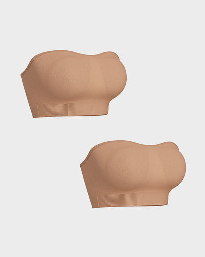 🔥Non-Slip Bandeau Seamless Wireless Strapless Bra🛒