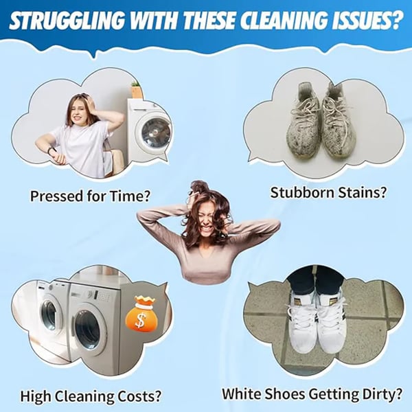 🔥Universal Portable No-Rinse Foam Cleaner for Shoes🔥