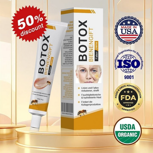 🌎LAST DAY 50% OFF🔥Reclaim youthful skin now! - 🌎Botox Bee Venom Wrinkle Removal Cream