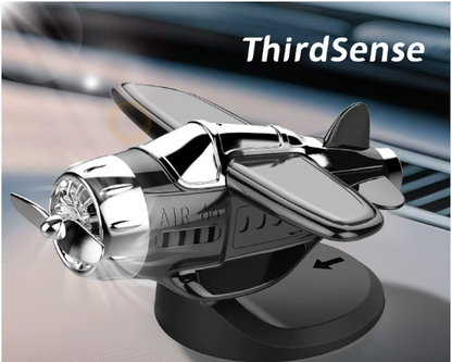 2025 Limited Time Sale Solar powered airplane shaped car ornaments