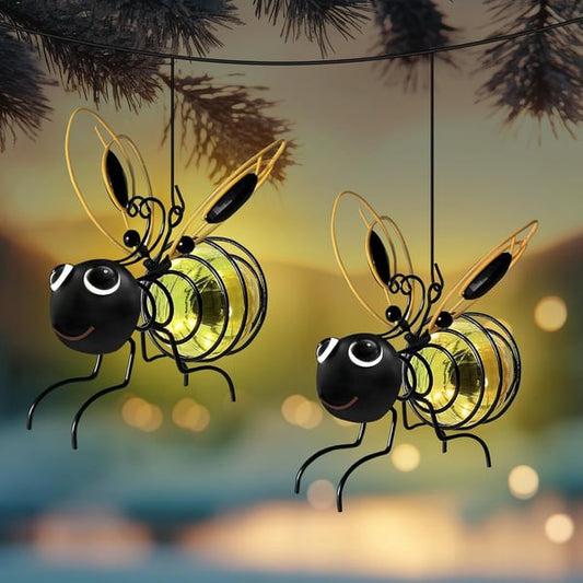 🎁Outdoor Hanging Solar Bee Light🔥