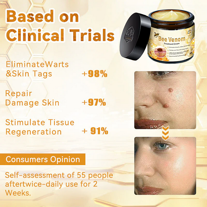 🎈Bee Venom Skin Treatment Cream（✅DERMATOLOGIST RECOMMENDED）