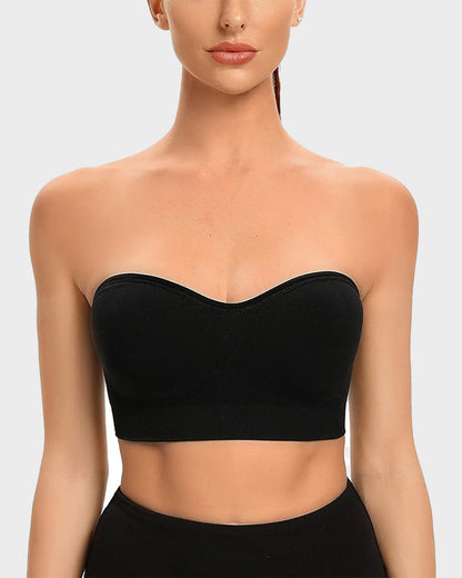 🔥Non-Slip Bandeau Seamless Wireless Strapless Bra🛒