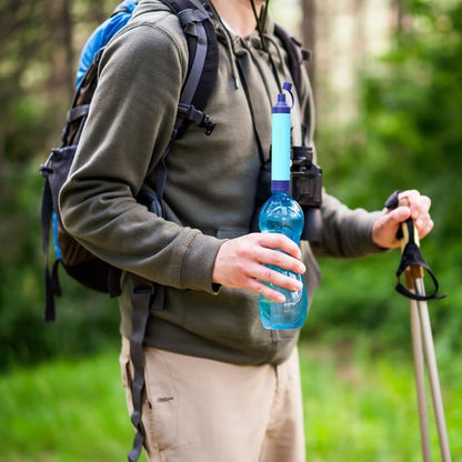 💧Personal Straw Water Filter for Camping, Hiking, Survival, Emergency, Travel