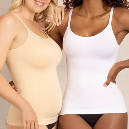 🎁Women's long camisole top with body shaping and tummy control
