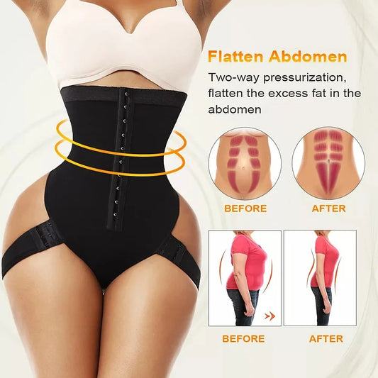 2-In-1 Peach Butt Curvy Tummy Shaper