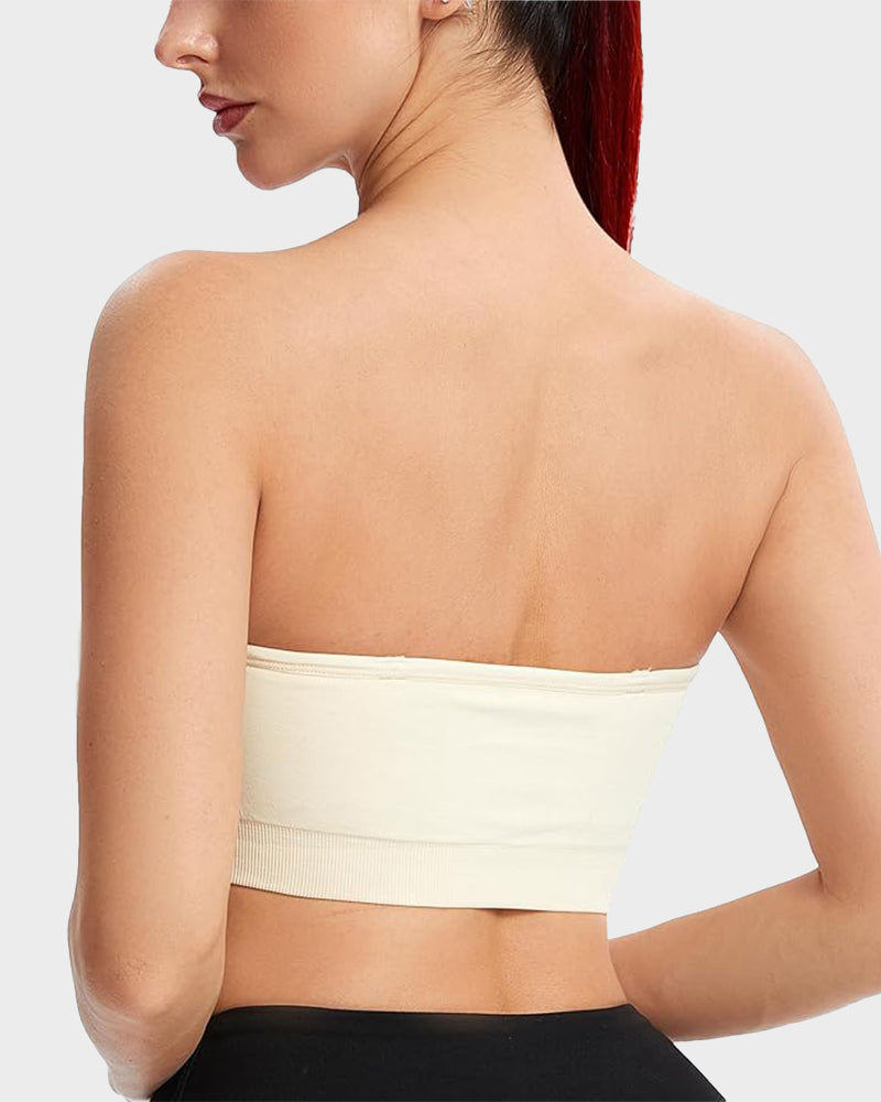 🔥Non-Slip Bandeau Seamless Wireless Strapless Bra🛒