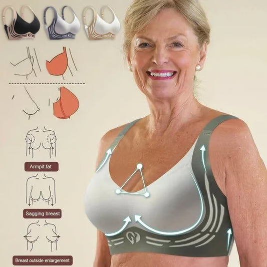 Last Day No more sagging breasts!-Super gather bra| Wireless Push-up Bra
