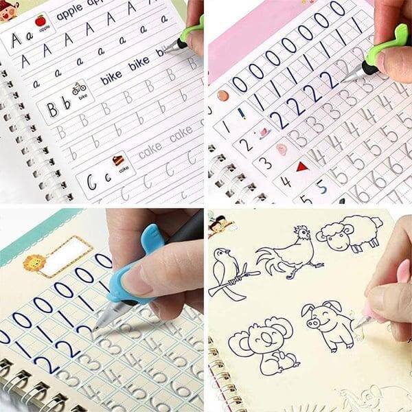 🎁Reusable Copybook With Pen (writing will disappear)