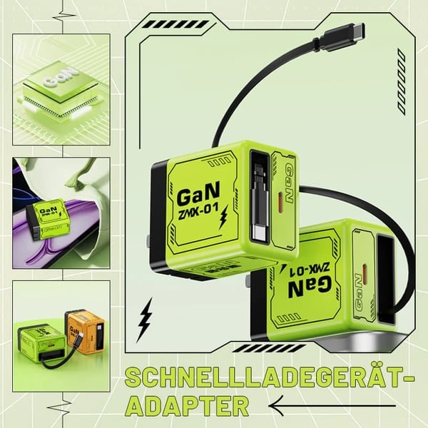 🔥W&O 2-in-1 GaN Compatible with Fast Charger