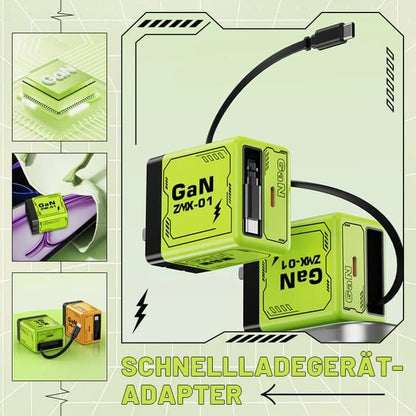🔥W&O 2-in-1 GaN Compatible with Fast Charger