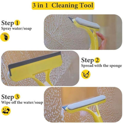 (🔥49% OFF) ✨3 in 1 Window Cleaning Scraper