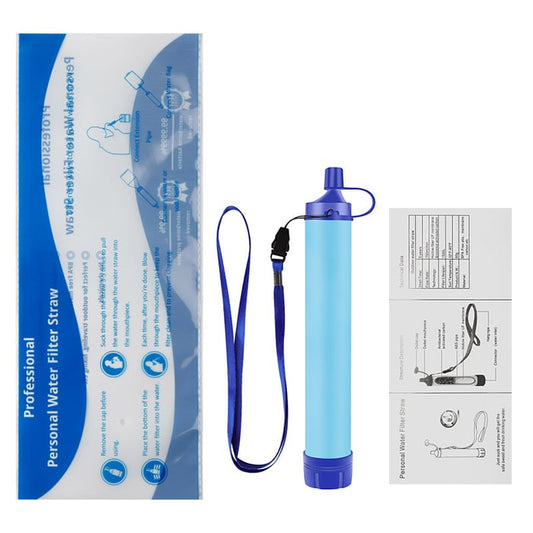 💧Personal Straw Water Filter for Camping, Hiking, Survival, Emergency, Travel
