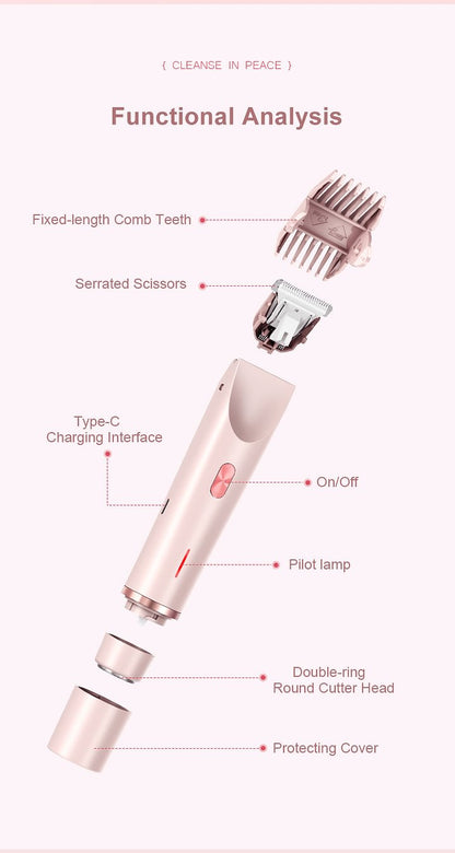 🔥Comfort 2 in 1 Electric Lady Shaver⏰Promotion 49% OFF Limited Time🛒
