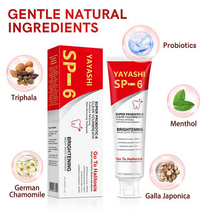 🎁2025 HOT SALE🎁 SP-6 Probiotic Whitening Toothpaste