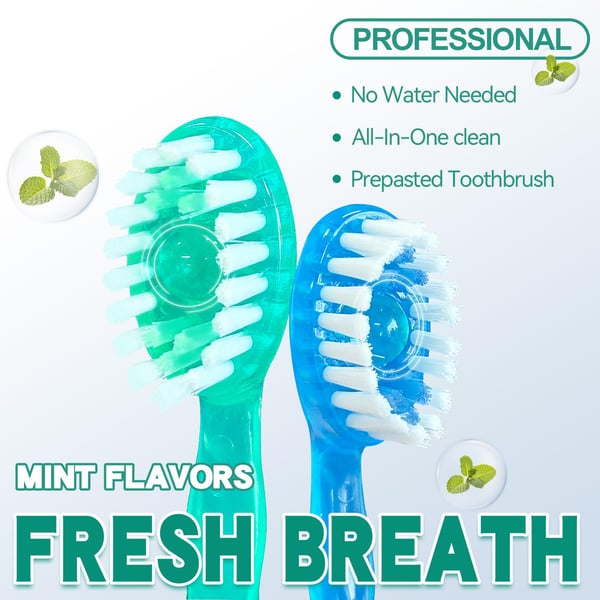 🔥5 in 1 Mini Toothbrush & Floss & Tongue Scraper & Toothpick Set🎁