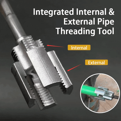🔥Integrated Internal & External Pipe Threading Tool