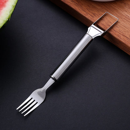 💥HOT SALE 49% OFF🔥🍉 Effortless Fruit Prep✨ 2-in-1 Fruit Cutter & Fork – For Quick and Easy Fruit Serving! 🍓