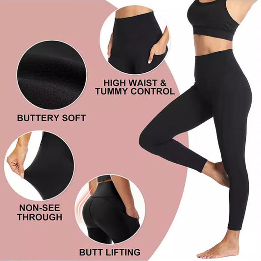 High Waisted Tummy Control Shaping Training Leggings