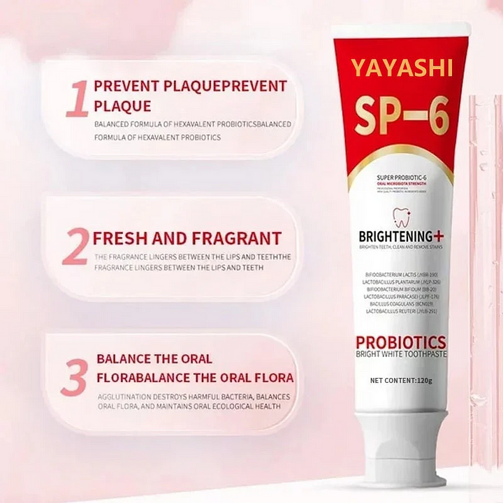 🎁2025 HOT SALE🎁 SP-6 Probiotic Whitening Toothpaste